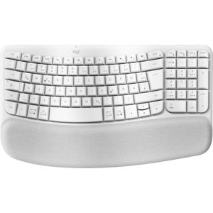 Logitech Wave Keys toetsenbord Kantoor RF draadloos + Bluetooth QWERTZ Duits Wit