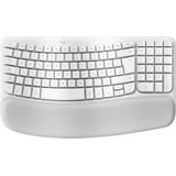 Logitech Wave Keys for Mac toetsenbord Thuis/Werk Bluetooth QWERTZ Duits Wit