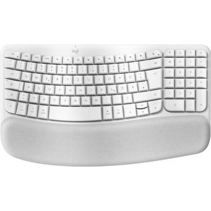 Logitech Wave Keys for Mac toetsenbord Thuis/Werk Bluetooth QWERTZ Duits Wit