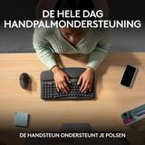 Logitech - Wave Keys - Draadloos Toetsenbord - Ergonomisch - Zwart