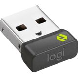 Logitech M240 for Business stille draadloze muis, Logi Bolt USB-ontvanger, Bluetooth, internationaal gecertificeerd voor Windows, Mac, Chrome, Linux, iPadOS, Android, grafiet
