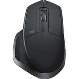 Logitech - MX Master 2S - Draadloze Ergonomische Muis - Zwart - Materiaal: Kunststof