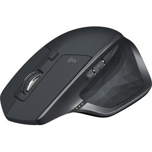 Logitech - MX Master 2S - Draadloze Ergonomische Muis - Zwart - Materiaal: Kunststof