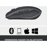 Logitech - MX Master 3 - Draadloze Muis - Zwart - Ergonomisch