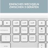 Logitech K950 Signature Slim toetsenbord Kantoor RF draadloos + Bluetooth QWERTZ Duits Wit