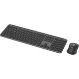 Logitech MK950 Signature Slim toetsenbord Inclusief muis RF-draadloos + Bluetooth QWERTZ Duits Grafiet