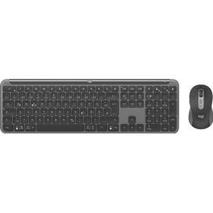 Logitech MK950 Signature Slim Wireless Keyboard en Muis Combo - Grafiet, Duitse QWERTZ indeling