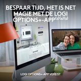 Logitech - MK950 Signature Slim - Draadloos Toetsenbord en Muis - Zwart - Kunststof