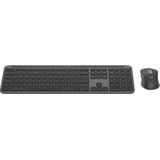 Logitech - MK950 Signature Slim - Draadloos Toetsenbord en Muis - Zwart - Kunststof