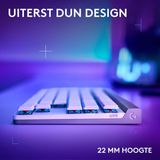 Logitech G G515 Lightspeed TKL Kabellose Tastatur (US INTL) (Blue | Tactile) - Weiß