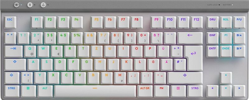 Logitech G G515 toetsenbord Gamen RF draadloos + Bluetooth QWERTZ Duits Wit