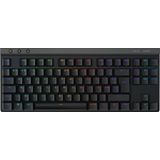Logitech - G515 LIGHTSPEED TKL - Draadloos Gamingtoetsenbord - Zwart - PBT-toetsen - Mechanisch