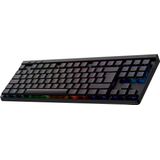 Logitech G515 Lightspeed TKL Draadloos Gaming Toetsenbord RGB Azerty Zwart