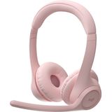 Logitech Zone 300 Wireless Bluetooth Headset mit Mikrofon inkl. Geräuschunterdrückung, kompatibel mit Windows, Mac, Chrome, Linux, iOS, iPadOS, Android - Rosa