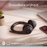 Logitech - Zone 300 - Draadloze Headset - Zwart - Comfortabel Ontwerp