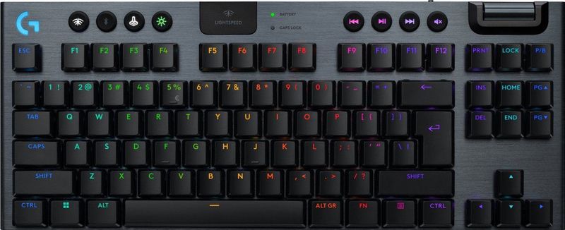 Logitech G G915 X Lightspeed TKL Low-Profile Wireless Gaming Keyboard - US QWERTY-Layout