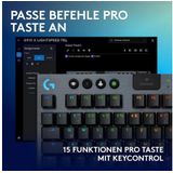 Logitech - G915 X LIGHTSPEED Toetsenbord - Zwart - Draadloos - QWERTZ Duits