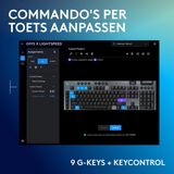 Logitech G915 X Lightspeed Draadloos Gaming Toetsenbord Tactile FR Azerty Zwart
