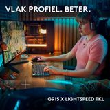 Logitech G915 X Lightspeed TKL Draadloos Gaming Toetsenbord Tactile FR Azerty Zwart
