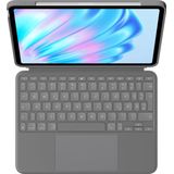 Logitech Combo Touch QWERTZ Duits Smart Connector Grijs