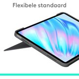 Logitech Combo Touch - Tablettoetsenbord - Geschikt voor iPad Air 11 inch (M2) - Azerty - Grafiet