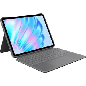 Logitech - Combo Touch - Toetsenbordhoes - Grijs - Afneembaar Toetsenbord met Achtergrondverlichting