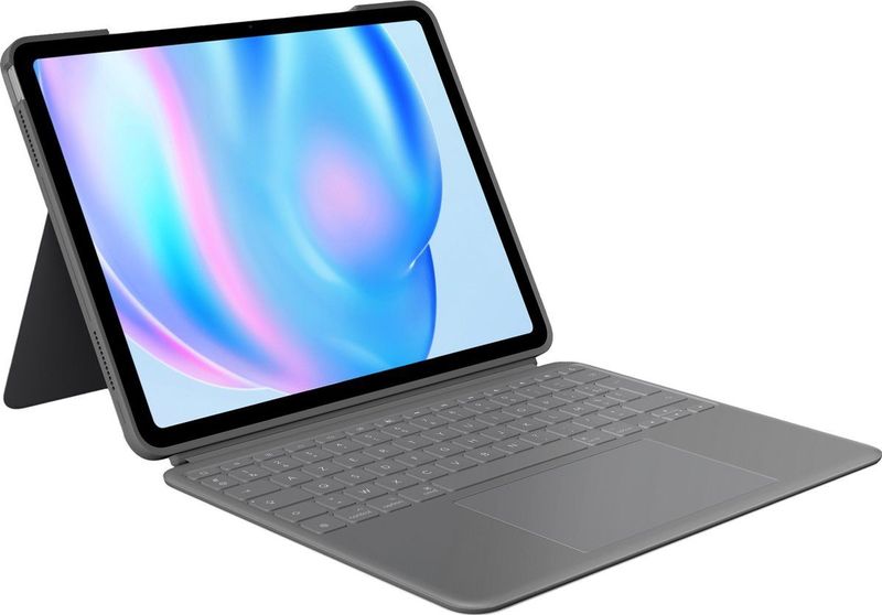 Logitech Combo Touch - Tablettoetsenbord - Geschikt voor iPad Air 13 inch (M2) - Azerty - Grafiet
