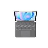 Logitech Combo Touch QWERTY US International Smart Connector Grijs