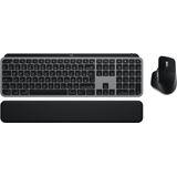 Logitech - MX Keys S Combo - Toetsenbord - Grijs - Draadloos - Met Mac-toetsenbordindeling