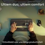 Logitech - MX Keys S Combo - Draadloos Toetsenbord en Muis - Space Grey