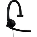 Logitech - H570e - Headset - Bedraad - Zwart - USB Type-C