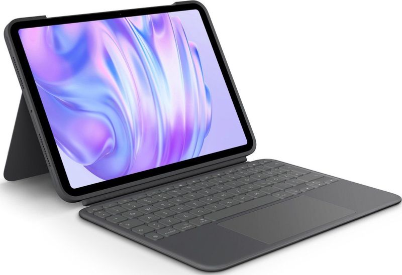 Logitech Combo Touch QWERTZ Duits Smart Connector Grafiet