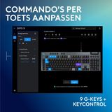 Logitech G915 X Bedraad Gaming Toetsenbord Tactile FR Azerty Zwart