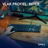 Logitech G915 X Bedraad Gaming Toetsenbord Tactile FR Azerty Zwart