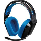 Logitech - G535 - Gaming Headset - Zwart, Blauw - Draadloos, Lichtgewicht