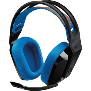 Logitech - G535 - Gaming Headset - Zwart, Blauw - Draadloos, Lichtgewicht