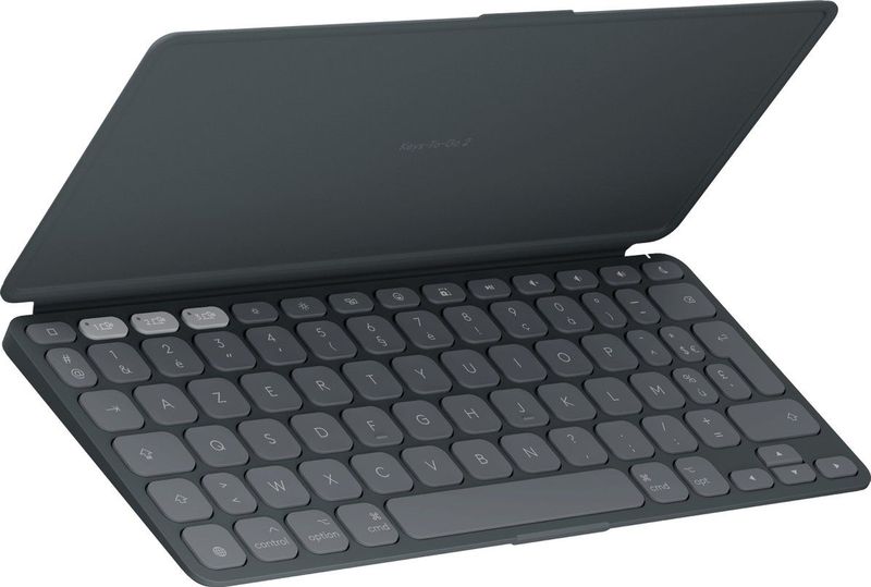Logitech - Keys To Go 2 - Draadloos Tablettoetsenbord - Azerty FR - Graphite