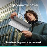 Logitech - Keys To Go 2 - Draadloos Tablettoetsenbord - Pale Grey - Qwerty US