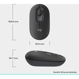 Logitech - POP - Draadloze Muis - Graphite - Bluetooth