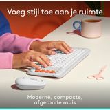 Logitech - POP - Draadloze Muis - Off White - Bluetooth
