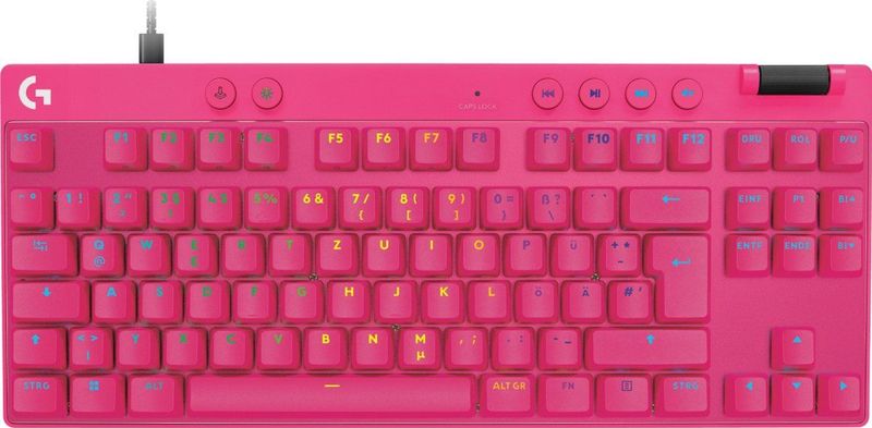 Logitech - Pro X Tkl - Toetsenbord - Roze
