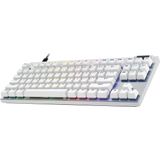 Logitech - Pro X TKL Rapid - Toetsenbord - Wit - Bedraad - Tenkeyless