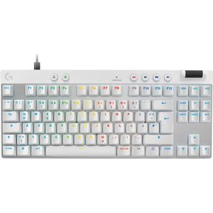 Logitech - Pro X TKL Rapid - Toetsenbord - Wit - Bedraad - Tenkeyless