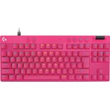 Logitech - G Pro X TKL - Gamingtoetsenbord - Magenta - Bedraad