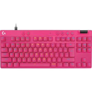 Logitech - G Pro X TKL - Gamingtoetsenbord - Magenta - Bedraad