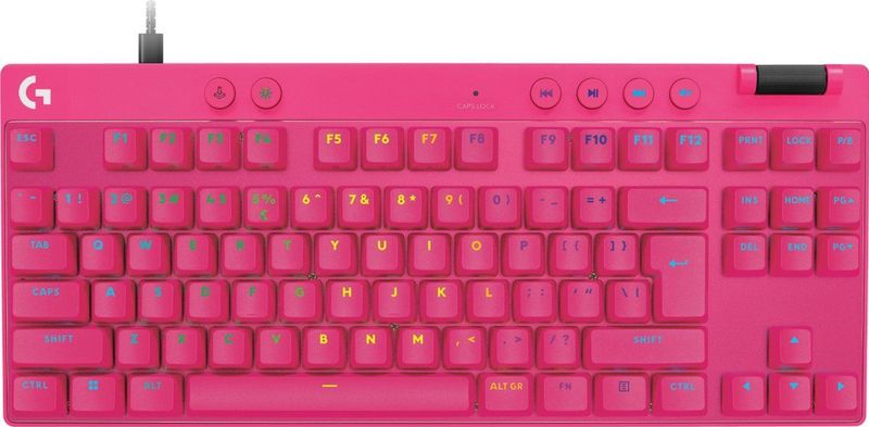 Logitech - G Pro X TKL - Gamingtoetsenbord - Magenta - Bedraad