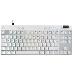 Logitech - G Pro X TKL Rapid - Bedrade Gaming Toetsenbord - Wit