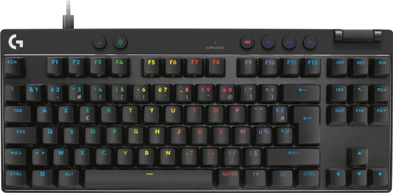 Logitech - G Pro X TKL Rapid - Bedrade Gaming Toetsenbord - Zwart