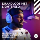 Logitech - A50 LIGHTSPEED Draadloze Gaming Headset - Wit - PRO-G GRAPHENE