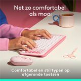 Logitech - POP Keys - Draadloos Mechanisch Toetsenbord - Zwart - Retro Esthetiek